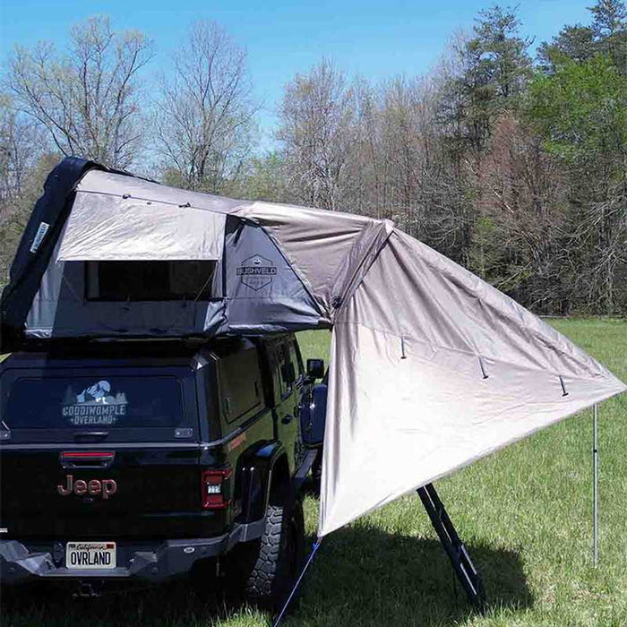 Bushveld II Hard Shell Roof Top Tent Awning For 2-Person Tent