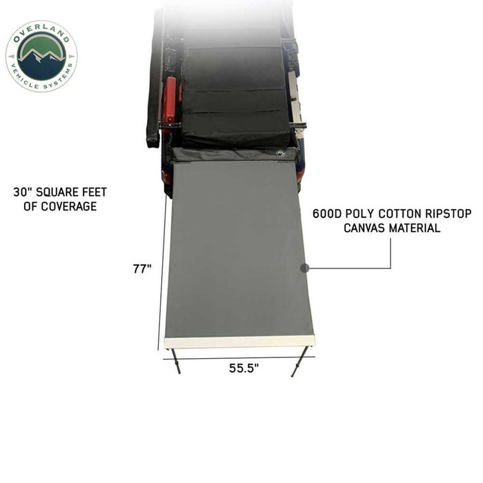 Nomadic Awning 4.5' With Black Cover