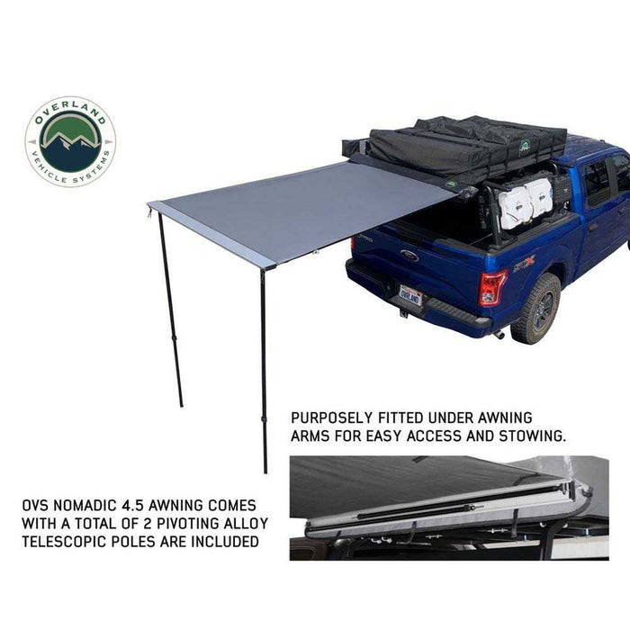 Nomadic Awning 4.5' With Black Cover