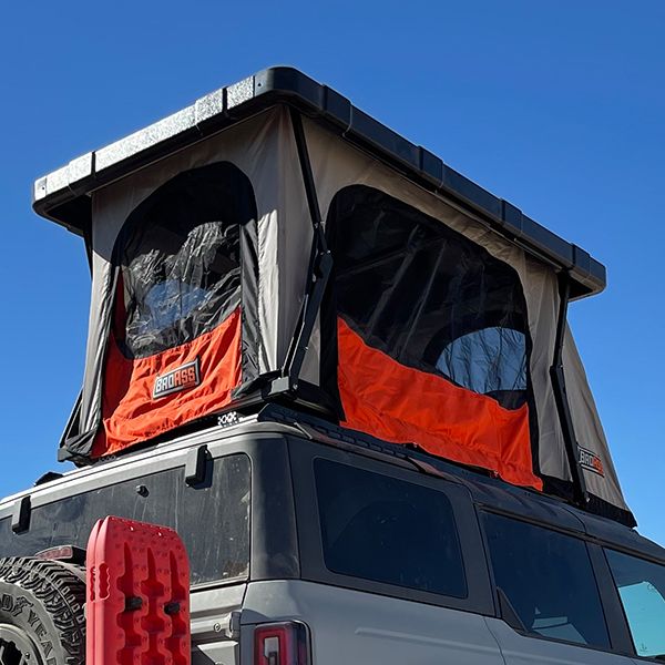 Bad Ass Tents - RECON Rooftop Tent (Universal Fit) - Onyx Utility Black PRE-ASSEMBLED